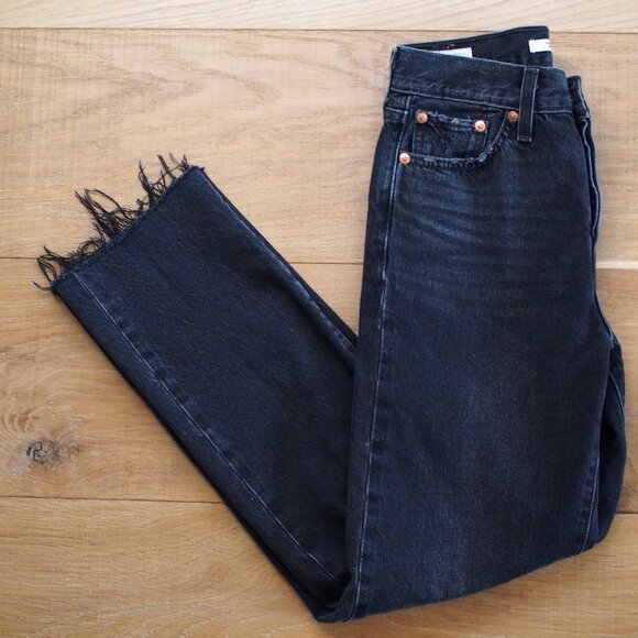 Levi's | Vintage Wedgie Straight Black Jeans - Picture 7 of 9